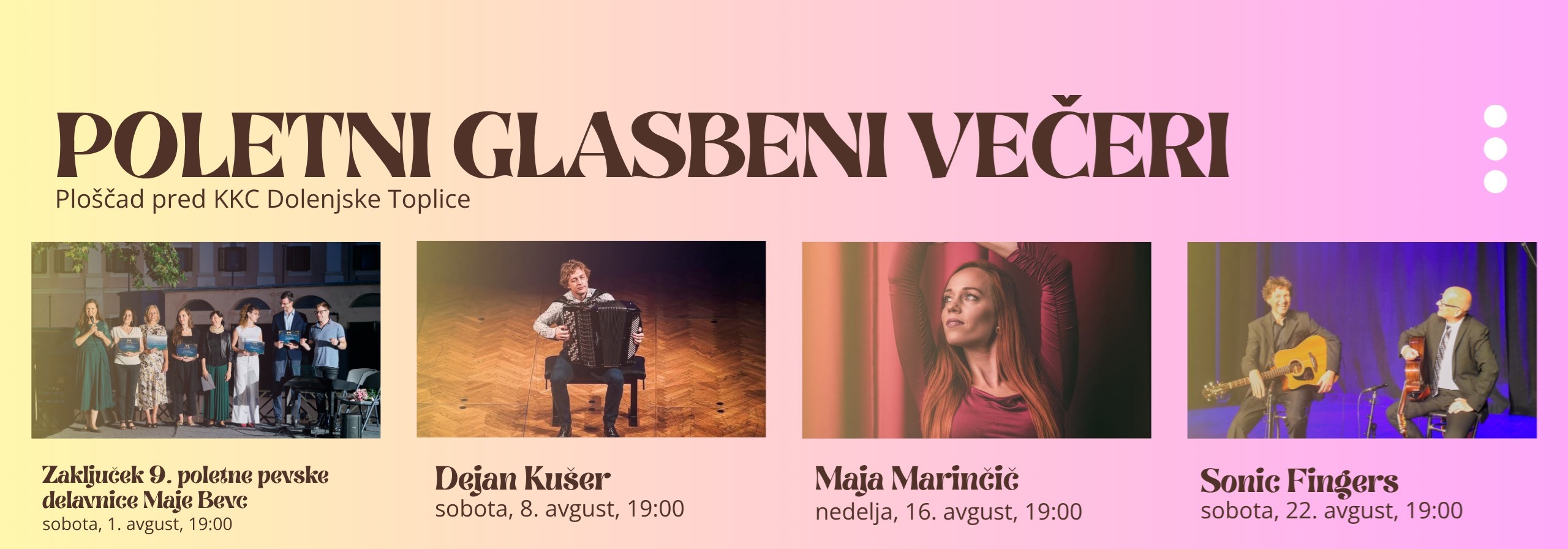 POLETNI GLASBENI VEČERI